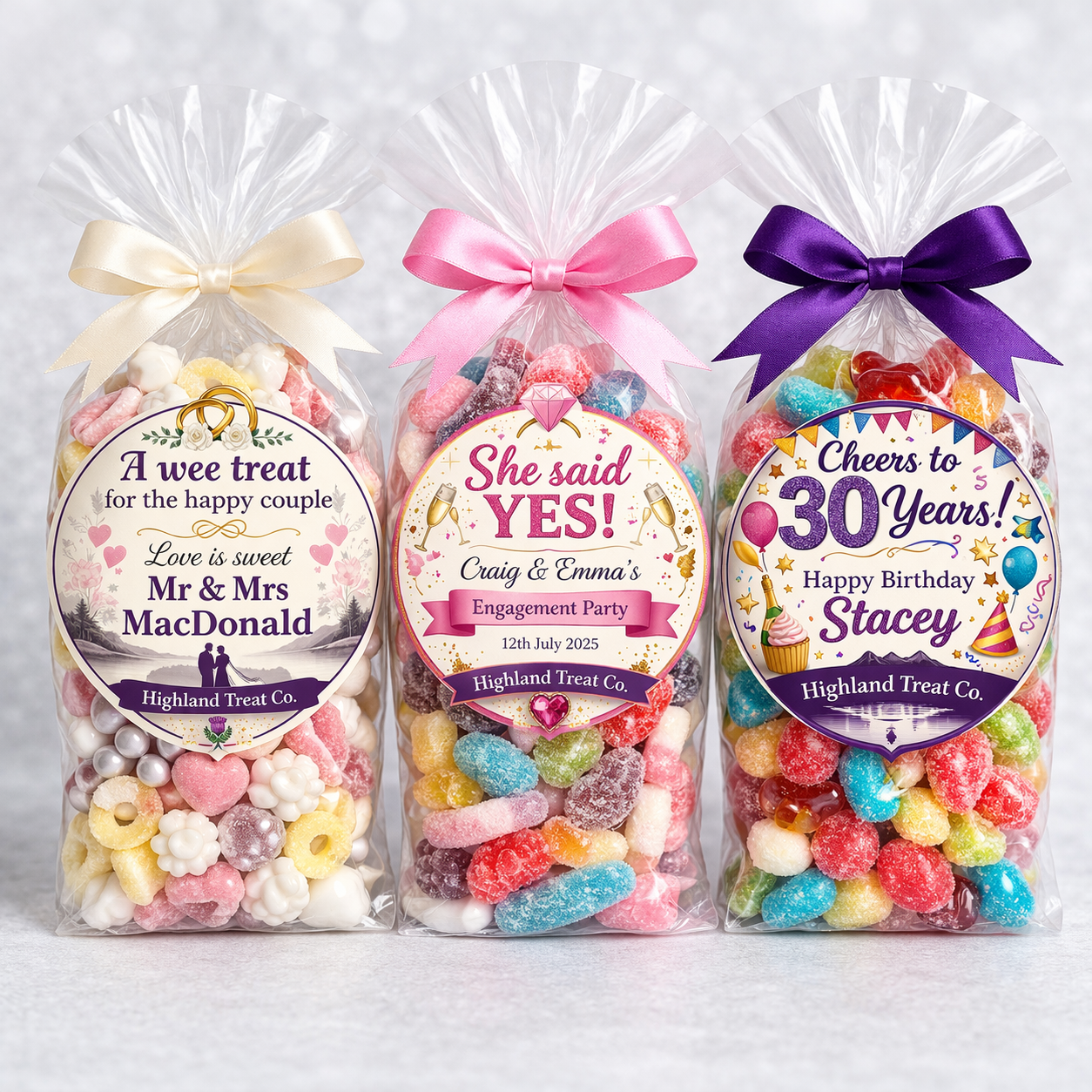 Personalised Sweet Bags – Event & Gift Favours