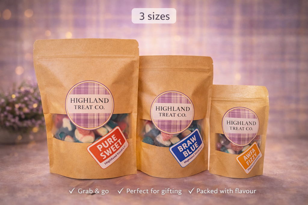 A wee bag o’ sweeties - sweetie pouches