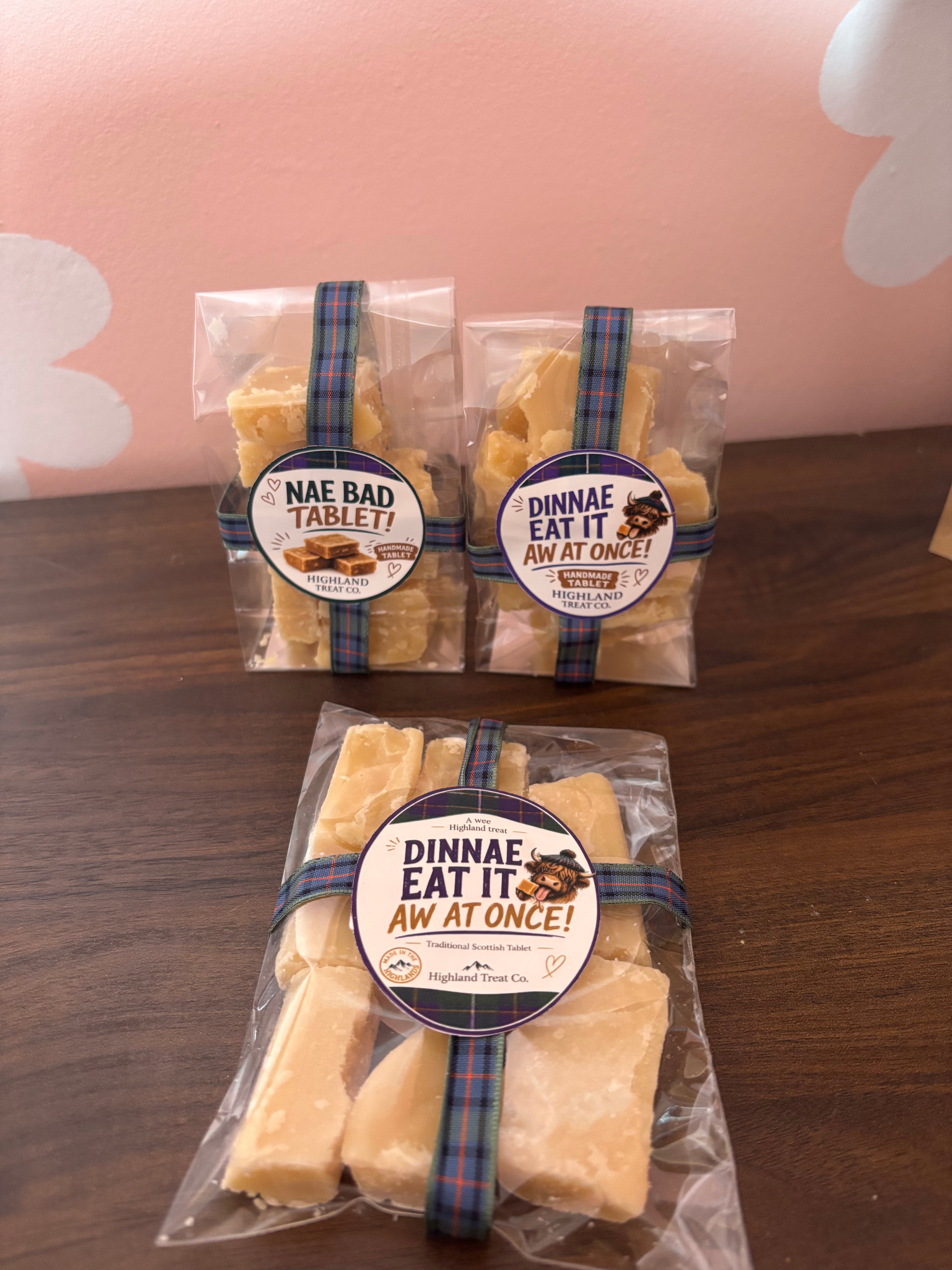 Luxury Tartan Scottish Tablet Bag (100g)
