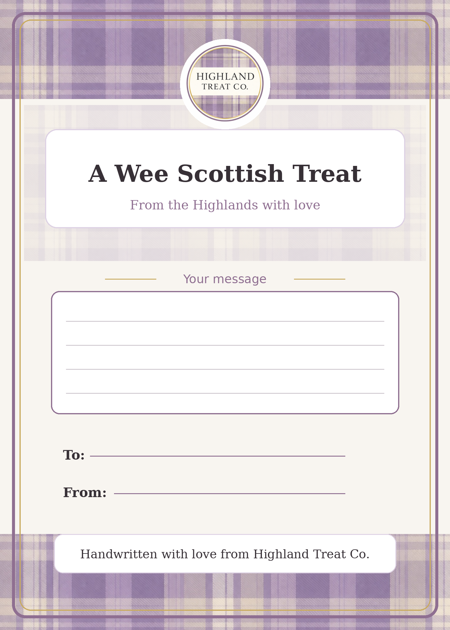 A wee bag o’ sweeties - sweetie pouches