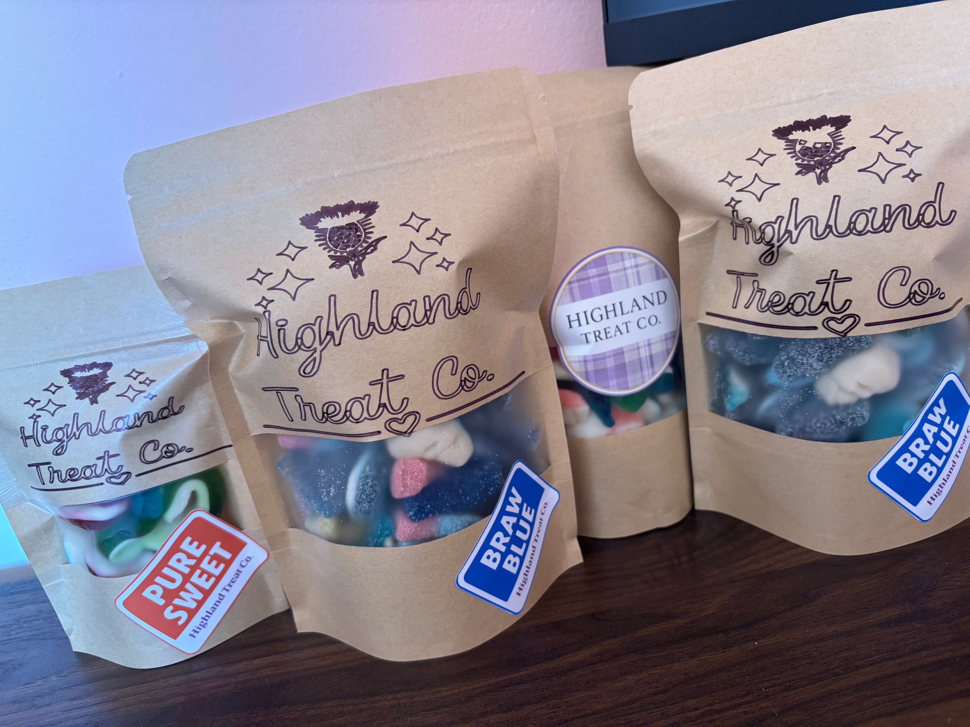 A wee bag o’ sweeties - sweetie pouches