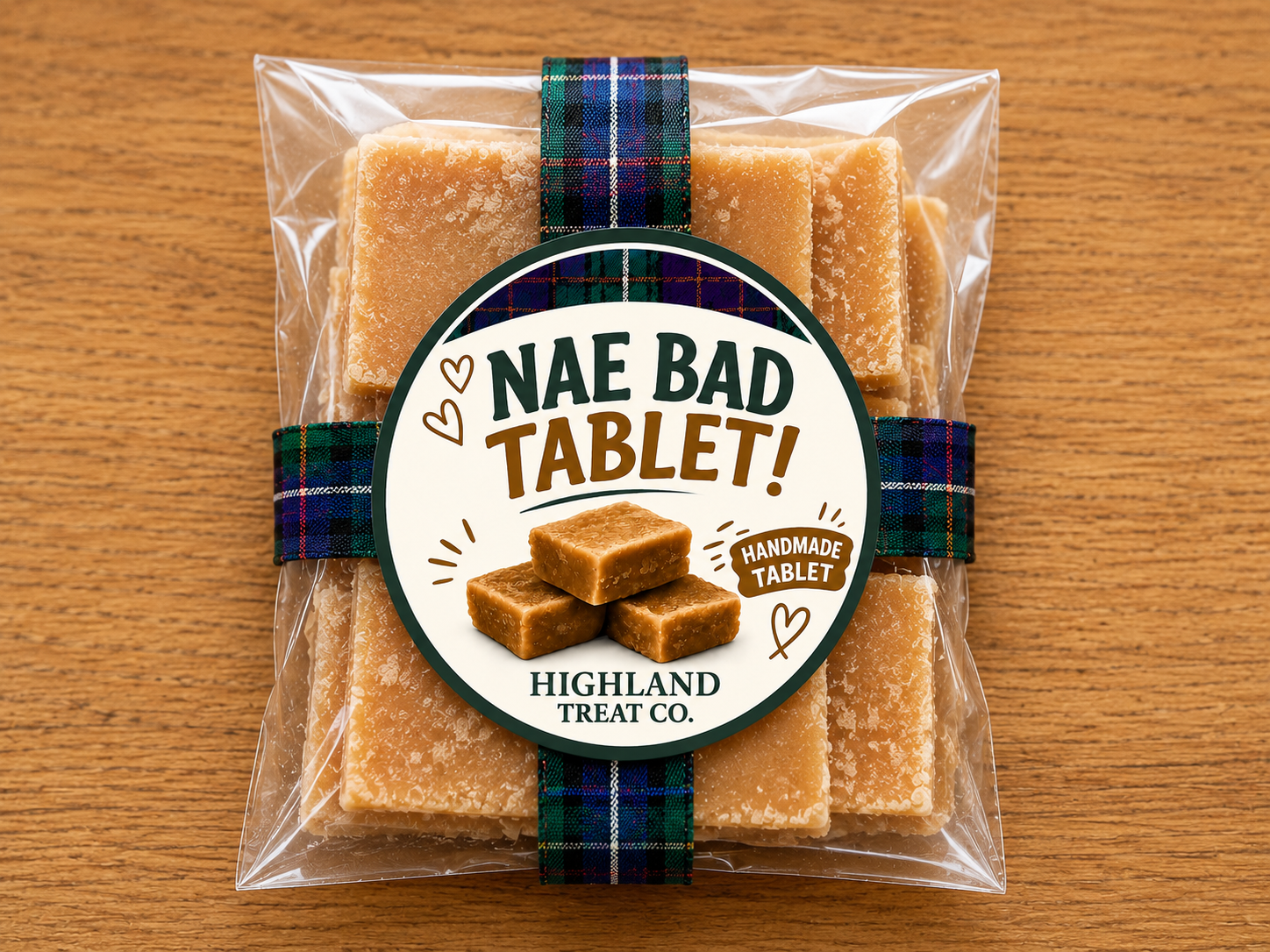 Scottish Traditional Tablet – Lay Flat