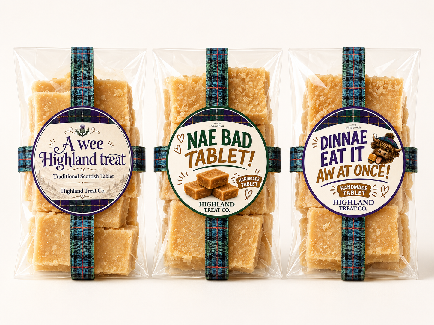 Scottish Traditional Tablet – Lay Flat