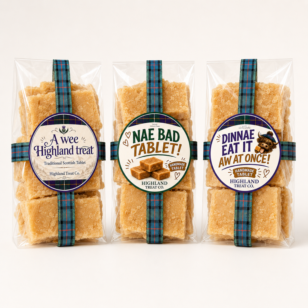 Traditional Scottish Tablet - Display Bag