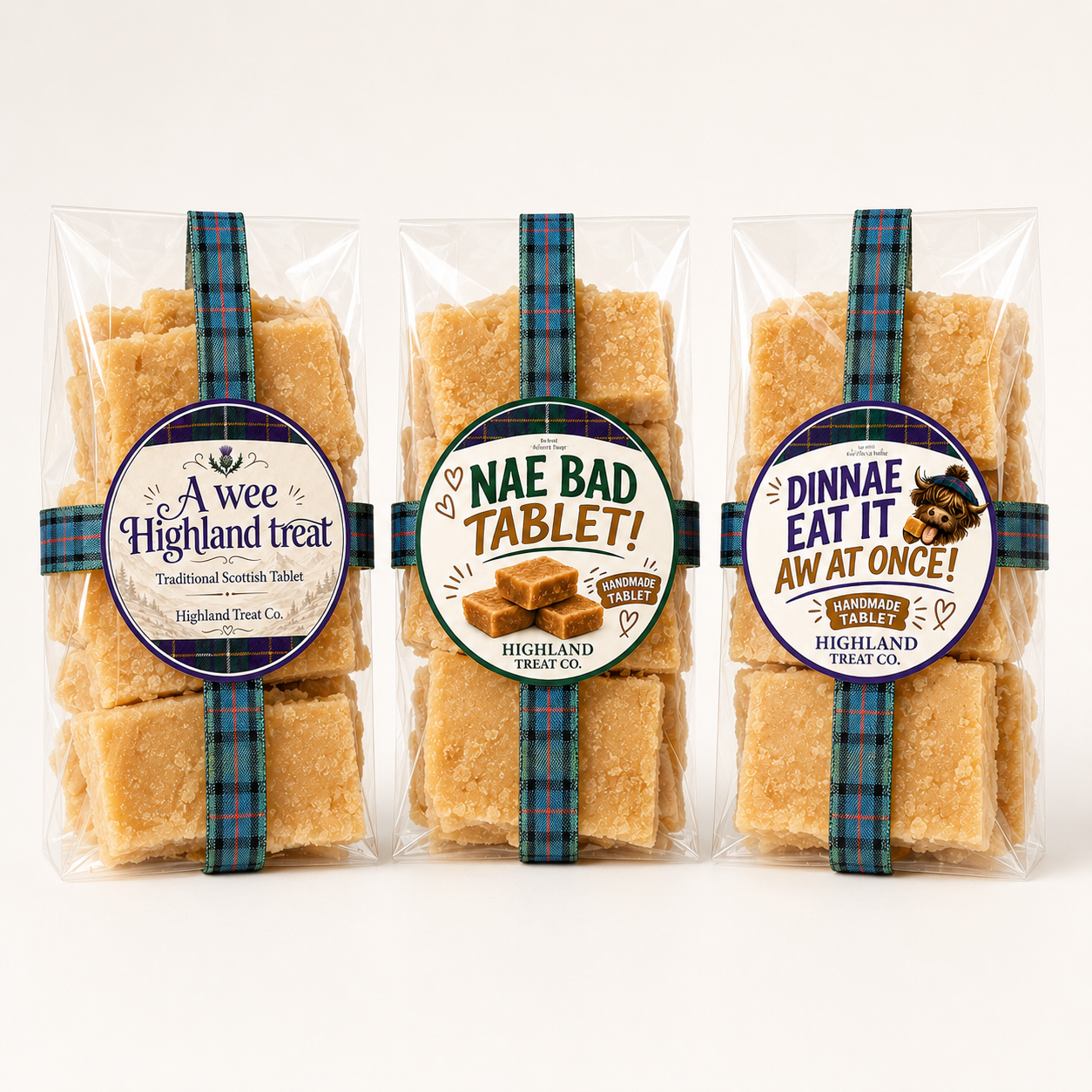 Traditional Scottish Tablet - Display Bag