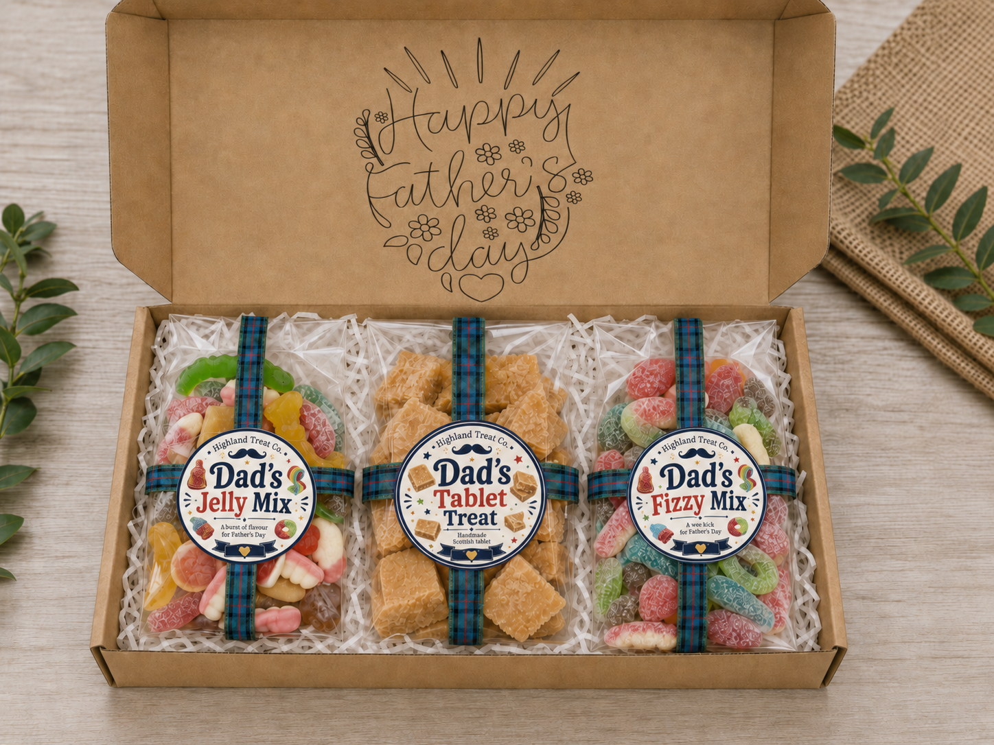 Fathers Day Letterbox Treat Box